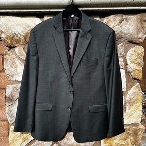 Lauren Ralph Lauren Men’s Wool Blazer Size 44 Gray 2 Button Sport Coat